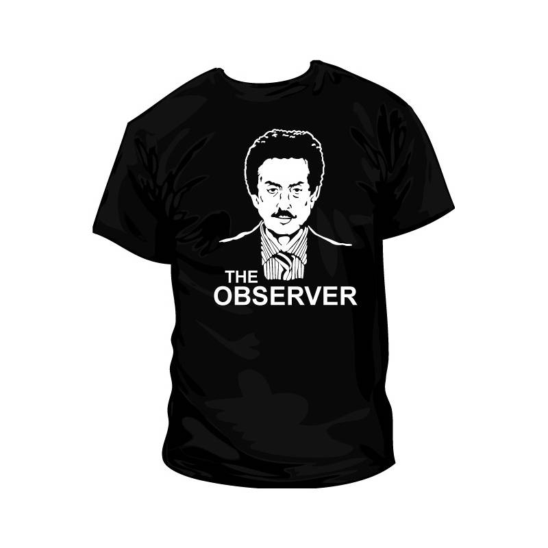 camiseta the observer